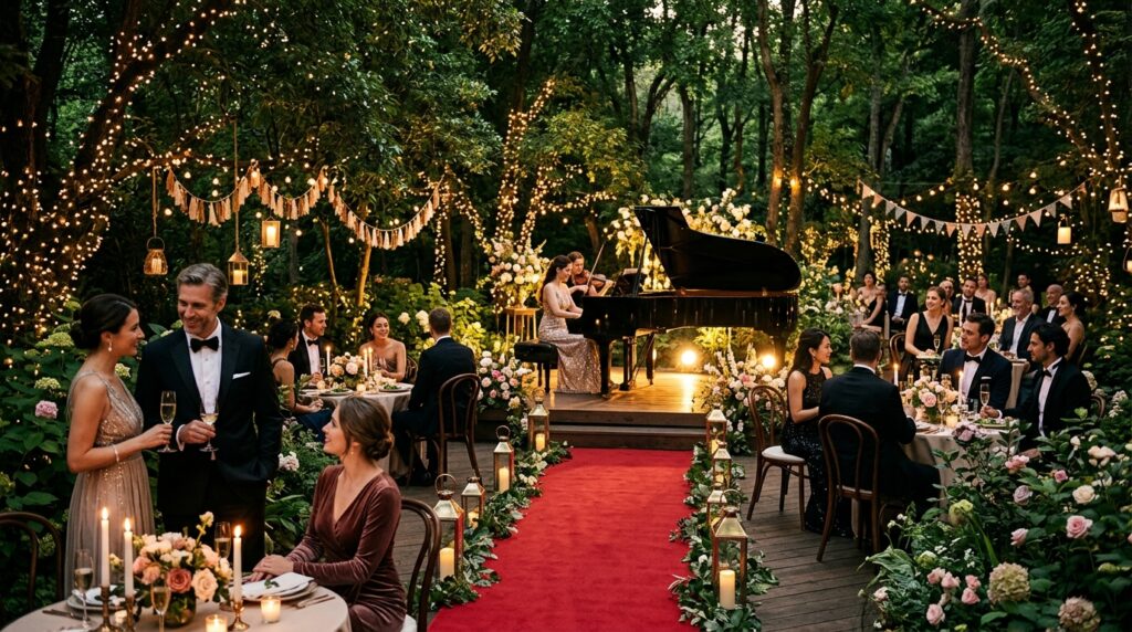 Garden piano